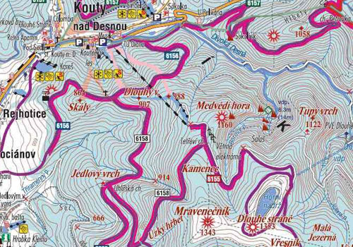 běžky Jeseníky – běžkařské trasy Kouty nad Desnou